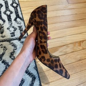 Nine West - Leopard 8.5 Heels